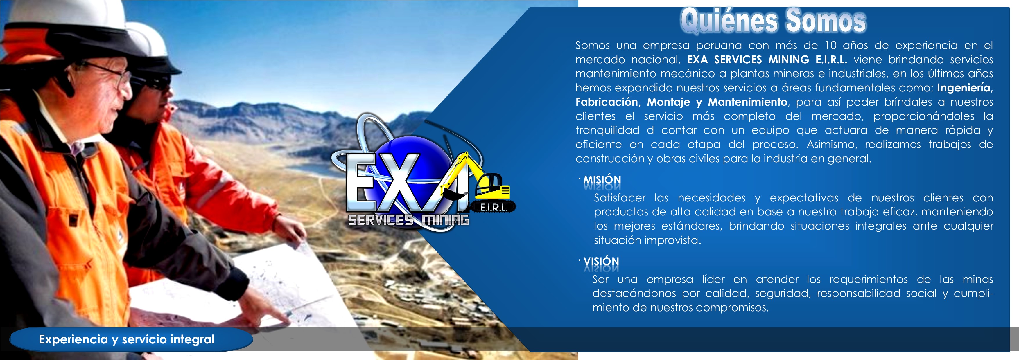 Exa Services Mining E.I.R.L. Lima - Perú